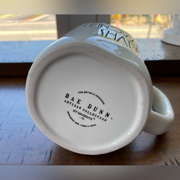 •NEW•Rae Dunn Double-Sided ‘Throwing Shade’ Ceramic Mug - 16oz - Picture 9 of 10